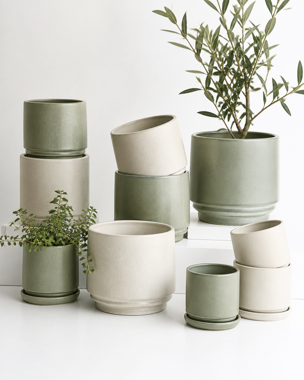 Grouped planters